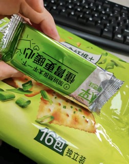 太平苏打饼干 低糖酵母 香葱味400g 易消化含膳食纤维 零食早餐下午茶