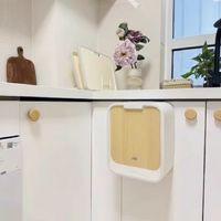 卫生间感应垃圾桶壁挂家用带盖厕所窄夹缝纸篓挂式厨房智能收纳桶