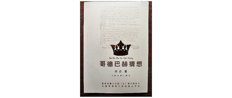 人民文学出版社《哥德巴赫猜想》小晒
