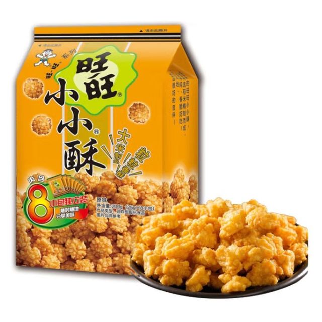 "【旺旺经典】小小酥原味，酥脆享受，休闲时光必备！"