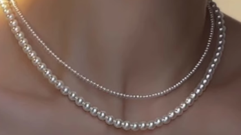 💍施家新款珍珠项链，小众双层设计，美到窒息💫