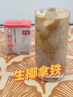 自制夏日冰饮⑦生椰拿铁