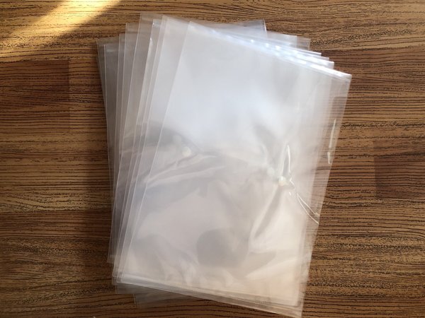 金蝶A4按扣透明文件袋