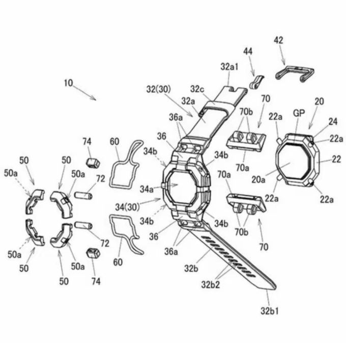 卡西欧男款石英表