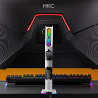 HKC H10/H12多功能RGB显示器支架臂，解锁桌面美学新形态