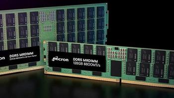 美光 MRDIMM DDR5 内存出货，最高 256GB容量、8800MHz、还有加高版