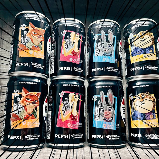 「百事可乐收藏控」上海迪士尼全球首个“疯狂动物城”主题园区既百事可乐联名款3.0系列震撼上市