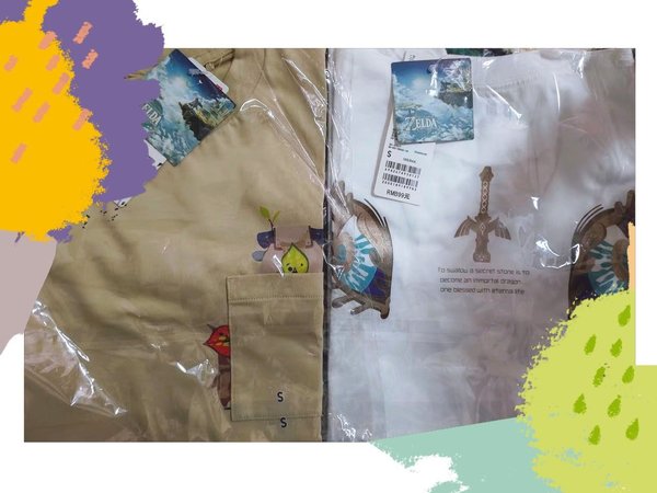 59元！塞尔达优衣库联名系列，冲啊！～我直呼“塞尔达传说就是我的天”，我竟然买来收藏的！