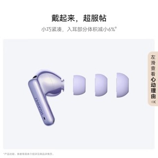 旗舰级降噪深度、智慧动态降噪3.0：HUAWEI 华为 FreeBuds 6i 耳机开启盲订