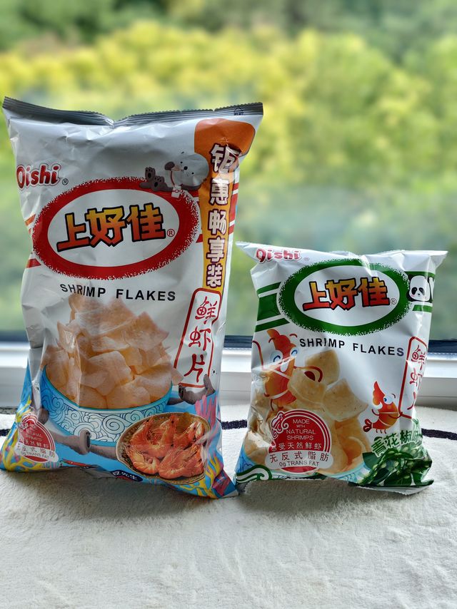 这个夏天就是要吃上好佳虾片看奥运！等等，上好佳咋悄悄绿了？
