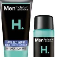 曼秀雷敦男士温和保湿洗面奶50g+保湿冰露爽肤水30ml：清爽肌肤的完美搭档