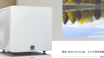 SVS 3000 Micro：小身材，大能量——你的家庭影院新宠