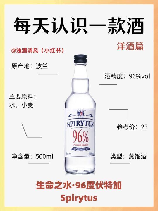 生命之水·96度伏特加