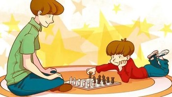 以棋会友，父子间的智慧碰撞