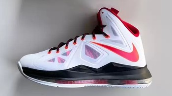 球场上的王者风范：Nike LeBron 10白红配色篮球鞋