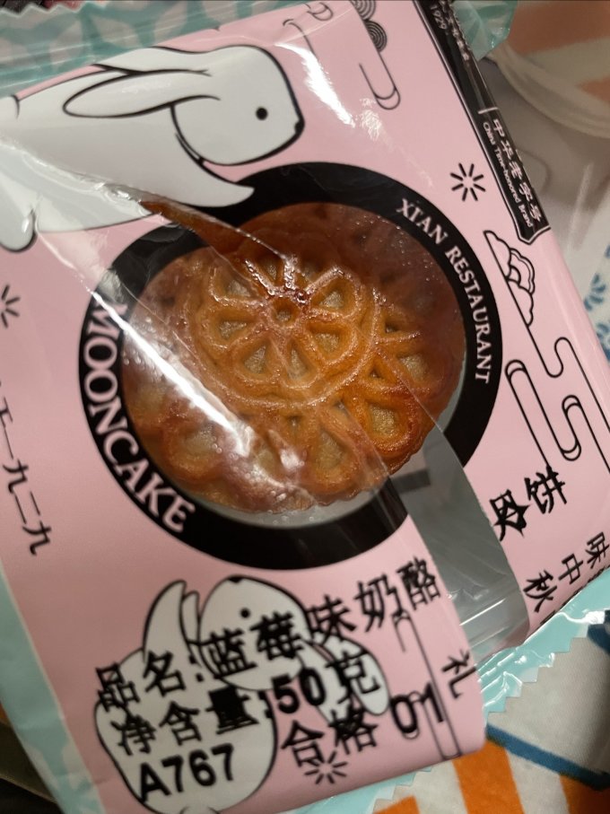 西安饭庄蓝莓奶酪月饼