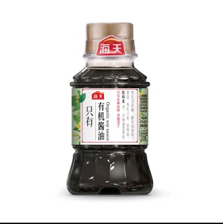 0.9元买的海天有机酱油100ml