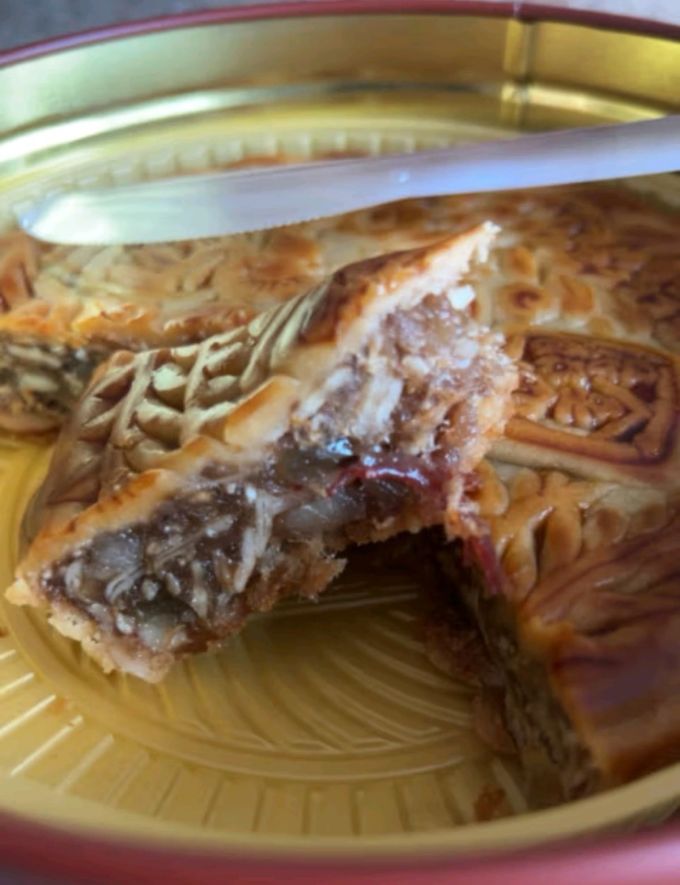 金九月饼广式吴川金九五仁金腿大饼1斤中秋月饼礼盒装500g