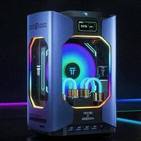 积核MEGAMINI G1 迷你游戏主机众筹，科幻设计、定制水冷、RTX 4060独显