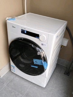 美的（Midea）滚筒洗衣机全自动家用 小白鲸MD100WJ3 10公斤洗烘一体机 元气轻氧  草本除菌 