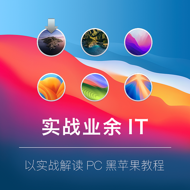 【实战业余IT】让你的PC吃上黑苹果（一）