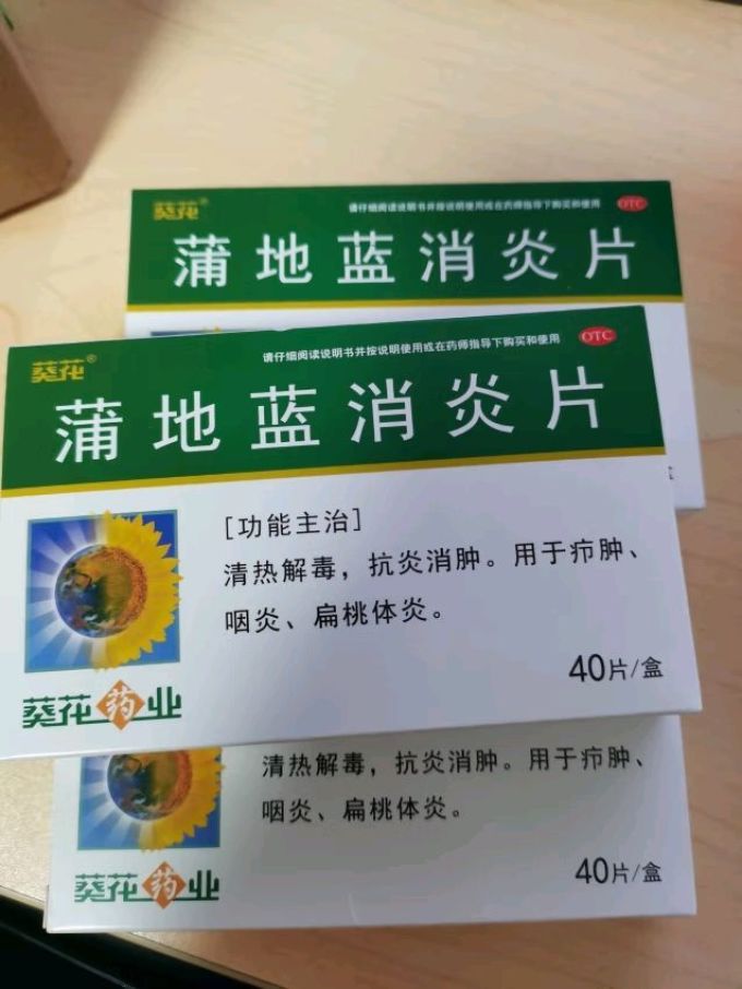 草本守护消炎无忧葵花蒲地蓝消炎片