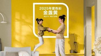 多乐士发布2025全球色彩趋势—— 金盏黄让生活勇往直前