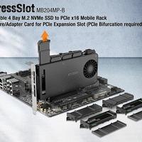 四路 SSD 能热插拔：Icy Dock 艾西达克发布 ExpressSlot MB204MP-B SSD 扩展卡