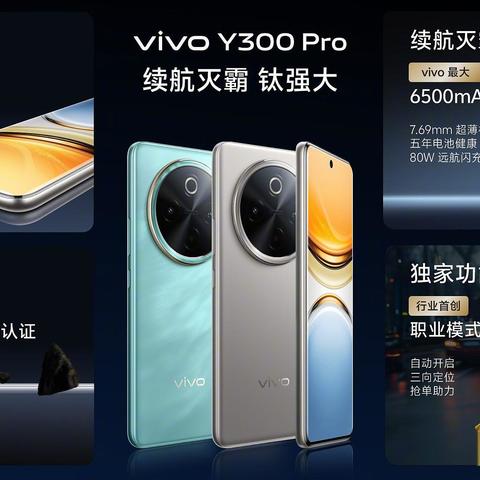 Vivo Y300 Pro 解析, 对比 OPPO A3 Pro