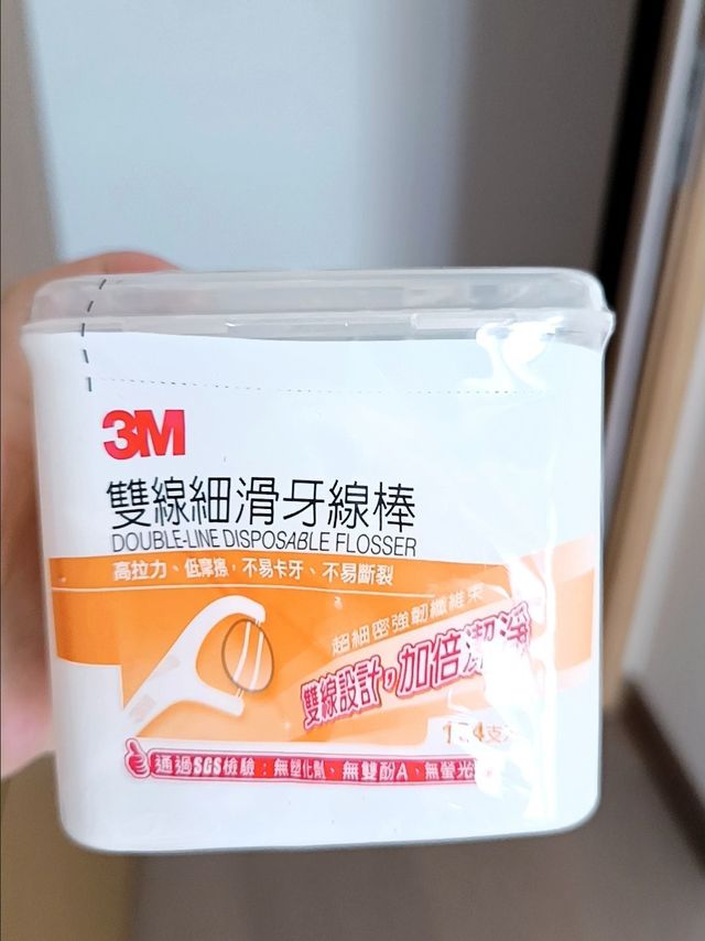 3M双线牙线棒真好用