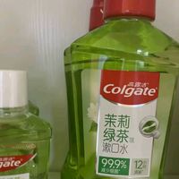 高露洁（Colgate）贝齿清新茶健漱口水500ml×2 预防蛀牙清新口气抑菌无酒精含漱液