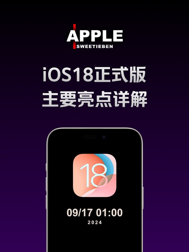 iOS18正式版主要亮点详解｜更新了什么