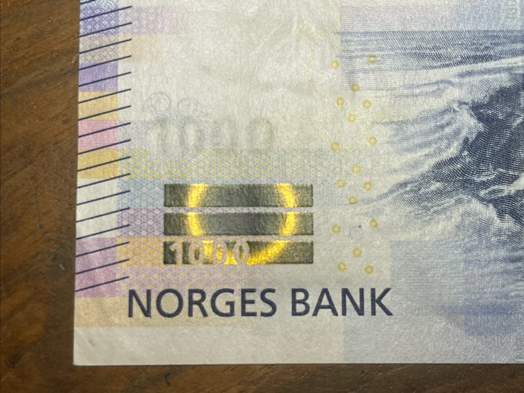 世界上最美的纸币挪威克朗5: 1000克朗_什么值得买