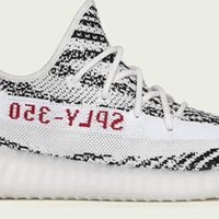 阿迪达斯Yeezy Boost椰子350白斑马跑步鞋评测