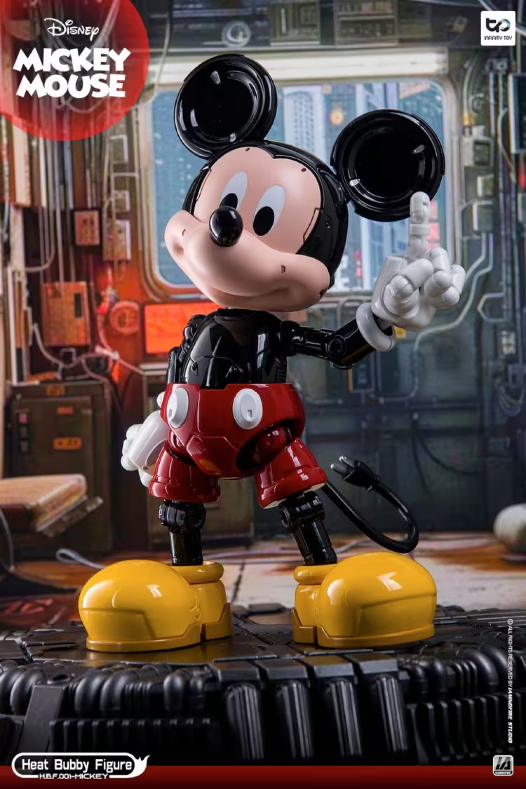 HEATBOYS Fire Boy Animation x Snap Finger Animation, Golden Donatello Golden Edition WF2024 Shanghai Limited Edition