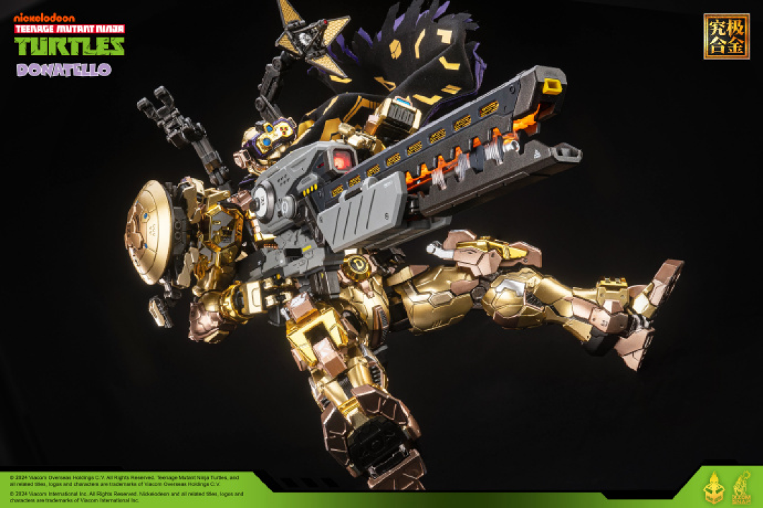 HEATBOYS Fire Boy Animation x Snap Finger Animation, Golden Donatello Golden Edition WF2024 Shanghai Limited Edition