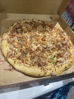 开市客的披萨🍕还是相当大的