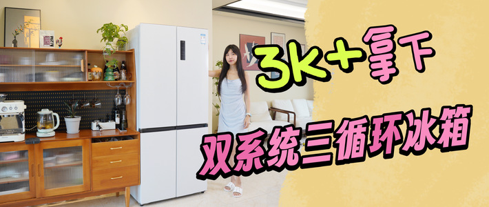 3000+入手双系统三循环冰箱！新家的第一台大家电，我选择了TCL T9 Pro双系统平嵌冰箱