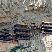 跟着黑神话悟空，感受震撼山西之旅——悬空寺，建筑史上的神来之笔