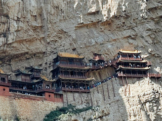 跟着黑神话悟空，感受震撼山西之旅——悬空寺，建筑史上的神来之笔