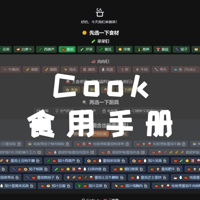 你还在为每天吃什么而烦恼吗？快来试试NAS部署Cook食用手册吧！