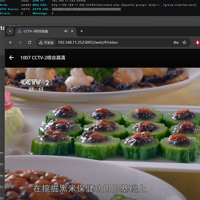 影视墙Jellyfine+IPTV(本地抓包)+xteve+NAS