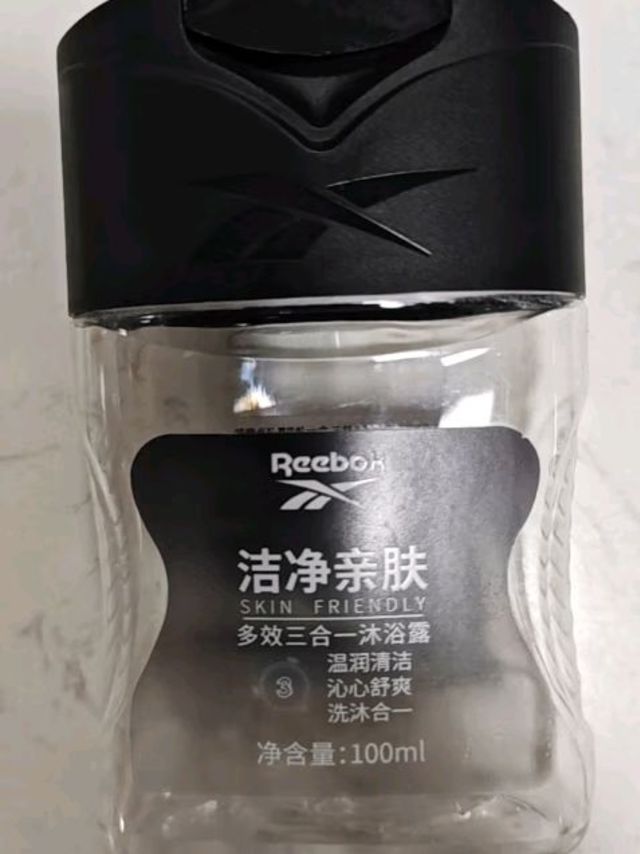 REEBOK锐步 男士沐浴露洗发水洗面奶三效合一  洁净亲肤100ml