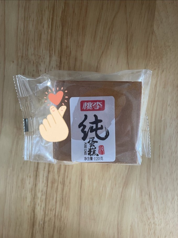 桃李蛋糕我自己当早餐吃的