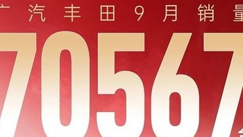 创龙年新高！广汽丰田9月销量突破7万辆，同比增长12%