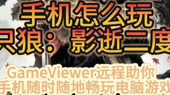 手机怎么玩只狼：影逝二度？GameViewer远程助你手机随时随地畅玩电脑游戏