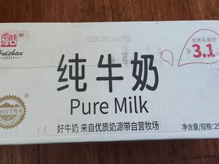 超值！辉山纯牛奶，250ml*24盒只要不到三十元