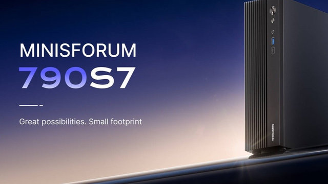 Minisforum 790S7迷你PC亮相，支持RTX 4060显卡