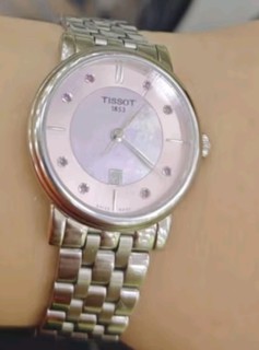 天梭（TISSOT）瑞士手表 卡森臻我系列腕表 钢带石英女表 T122.210.11.159.00