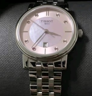 天梭（TISSOT）瑞士手表 卡森臻我系列腕表 钢带石英女表 T122.210.11.159.00